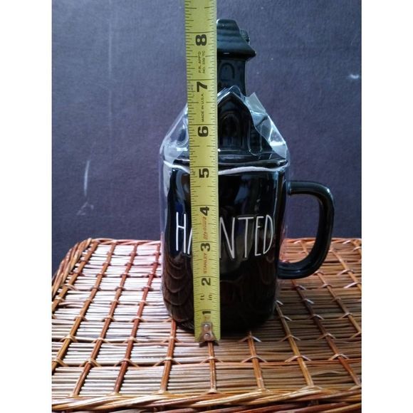 Rae Dunn‎ Artisan Collection by Magenta HAUNTED Ceramic Decorative Mug Black - Picture 5 of 5